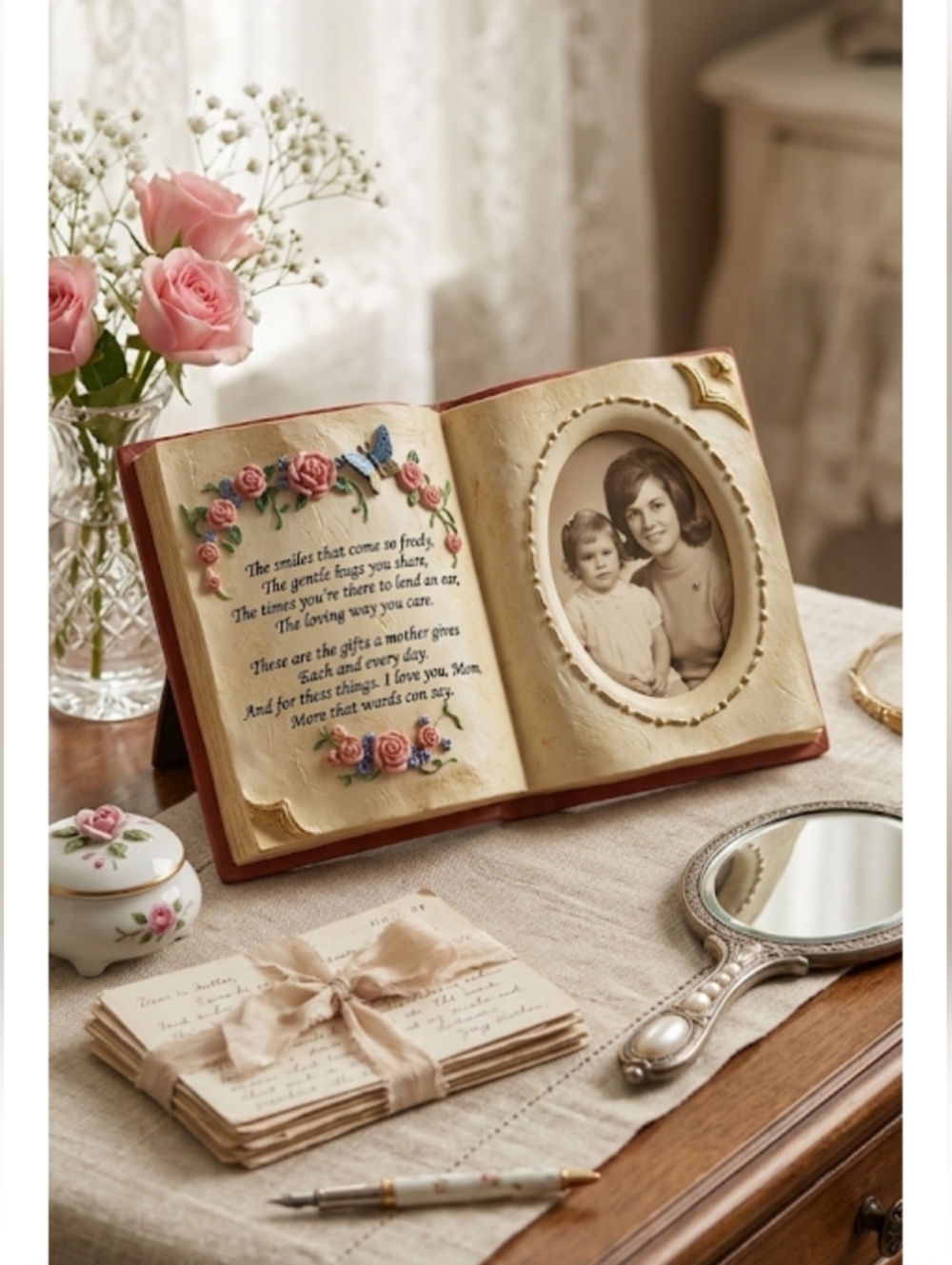 Vintage Russ "Book of"Russ" Beautiful Vintage Nostalgic Book of Memories for Mom